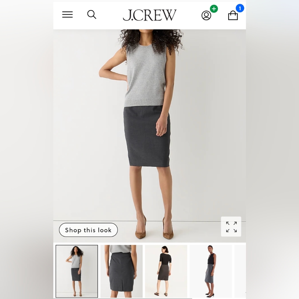 DONATED! J. Crew No. 2 skirt